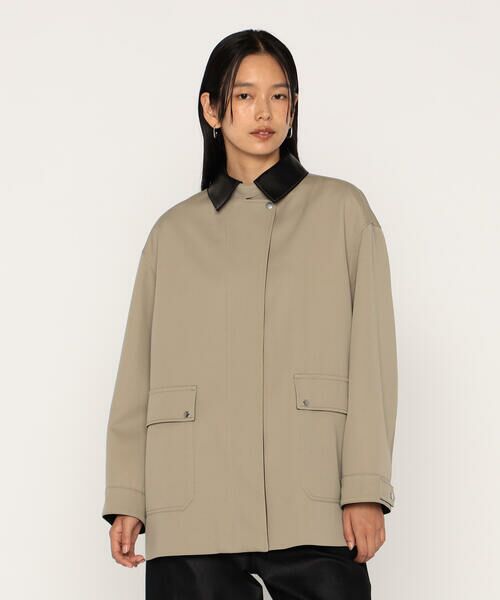 COMME CA PLATINUM / コムサ・プラチナ その他アウター | 高密度 梳毛ウールギャバ フィールドジャケット | 詳細12