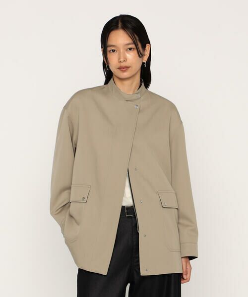 COMME CA PLATINUM / コムサ・プラチナ その他アウター | 高密度 梳毛ウールギャバ フィールドジャケット | 詳細14