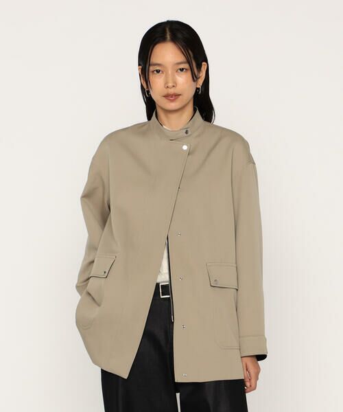 COMME CA PLATINUM / コムサ・プラチナ その他アウター | 高密度 梳毛ウールギャバ フィールドジャケット | 詳細15