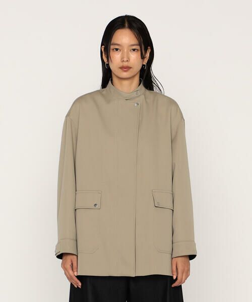 COMME CA PLATINUM / コムサ・プラチナ その他アウター | 高密度 梳毛ウールギャバ フィールドジャケット | 詳細18