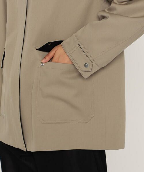 COMME CA PLATINUM / コムサ・プラチナ その他アウター | 高密度 梳毛ウールギャバ フィールドジャケット | 詳細26