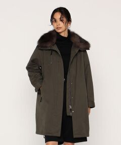 COMME CA PLATINUM / コムサ・プラチナ その他アウター | 高密度微起毛ヴィンテージツイル ライナー付きモッズコート