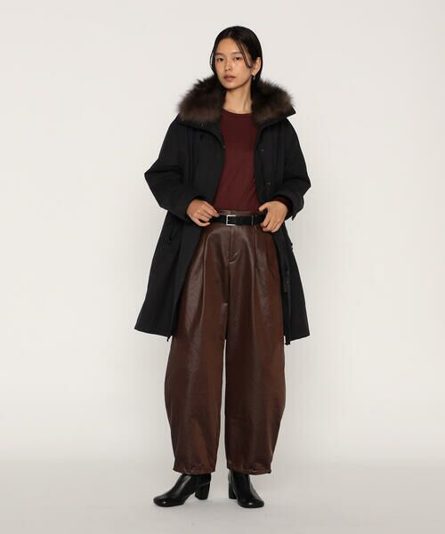 COMME CA PLATINUM / コムサ・プラチナ その他アウター | 高密度微起毛ヴィンテージツイル ライナー付きモッズコート | 詳細1