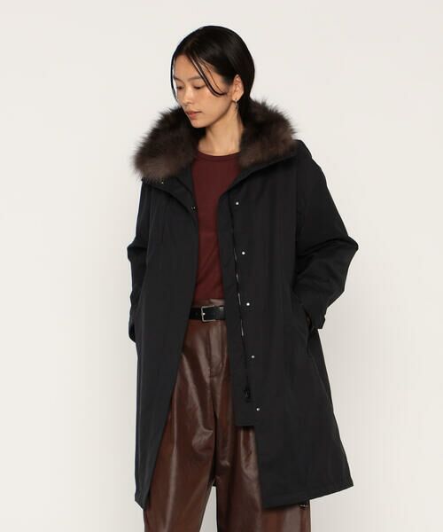 COMME CA PLATINUM / コムサ・プラチナ その他アウター | 高密度微起毛ヴィンテージツイル ライナー付きモッズコート | 詳細2