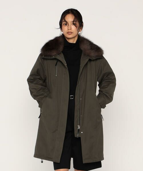 COMME CA PLATINUM / コムサ・プラチナ その他アウター | 高密度微起毛ヴィンテージツイル ライナー付きモッズコート | 詳細13