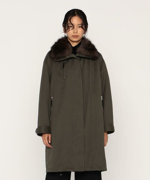 COMME CA PLATINUM / コムサ・プラチナ その他アウター | 高密度微起毛ヴィンテージツイル ライナー付きモッズコート | 詳細18