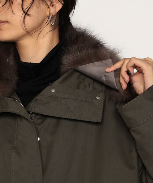 COMME CA PLATINUM / コムサ・プラチナ その他アウター | 高密度微起毛ヴィンテージツイル ライナー付きモッズコート | 詳細22