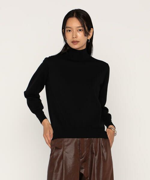 COMME CA PLATINUM / コムサ・プラチナ ニット・セーター | ミラノリブ ハイネックニット | 詳細5