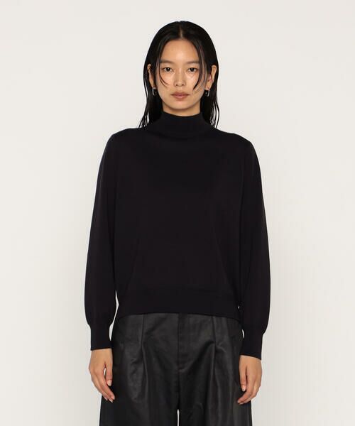 COMME CA PLATINUM / コムサ・プラチナ ニット・セーター | ミラノリブ ハイネックニット | 詳細14