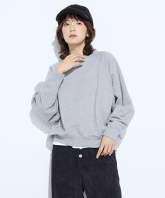 COMME CA PLATINUM / コムサ・プラチナ カットソー | 裏双糸ラメ裏毛 プルオーバー