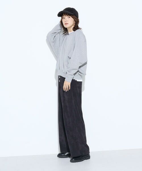 COMME CA PLATINUM / コムサ・プラチナ カットソー | 裏双糸ラメ裏毛 プルオーバー | 詳細14