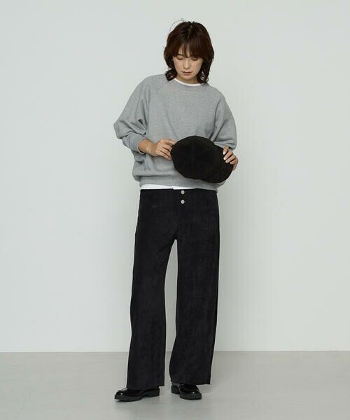 COMME CA PLATINUM / コムサ・プラチナ カットソー | 裏双糸ラメ裏毛 プルオーバー | 詳細2