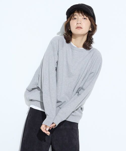 COMME CA PLATINUM / コムサ・プラチナ カットソー | 裏双糸ラメ裏毛 プルオーバー | 詳細16