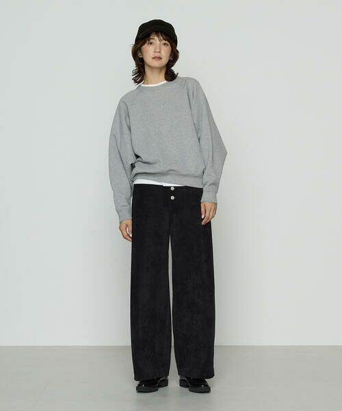 COMME CA PLATINUM / コムサ・プラチナ カットソー | 裏双糸ラメ裏毛 プルオーバー | 詳細3