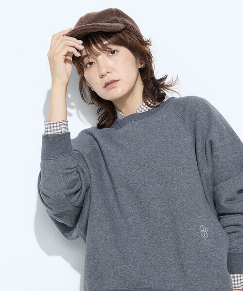 COMME CA PLATINUM / コムサ・プラチナ カットソー | 裏双糸ラメ裏毛 プルオーバー | 詳細23