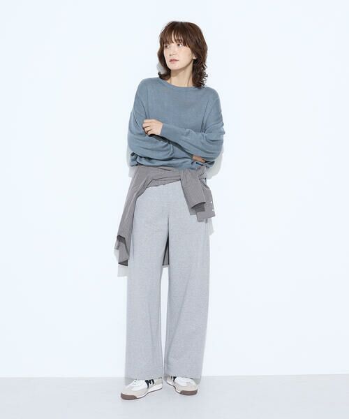 COMME CA PLATINUM / コムサ・プラチナ その他パンツ | 裏双糸ラメ裏毛 パンツ | 詳細11