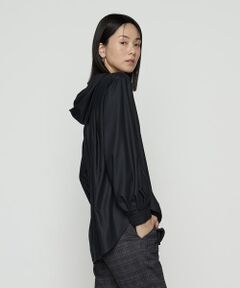 COMME CA PLATINUM / コムサ・プラチナ シャツ・ブラウス | マイクロスパン フード付きブラウス