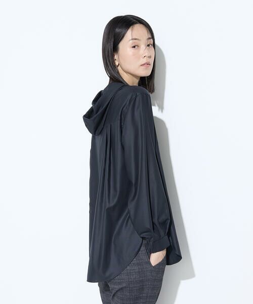 COMME CA PLATINUM / コムサ・プラチナ シャツ・ブラウス | マイクロスパン フード付きブラウス | 詳細28