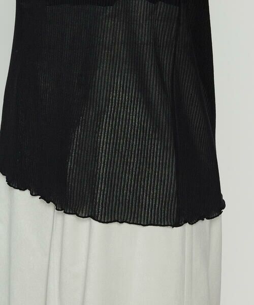 COMME CA PLATINUM / コムサ・プラチナ カットソー | シアーテレコ スキントップス | 詳細14