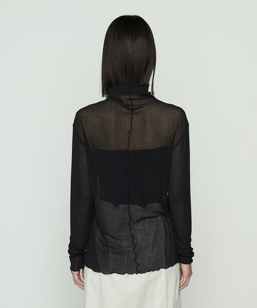 COMME CA PLATINUM / コムサ・プラチナ カットソー | シアーテレコ スキントップス | 詳細11