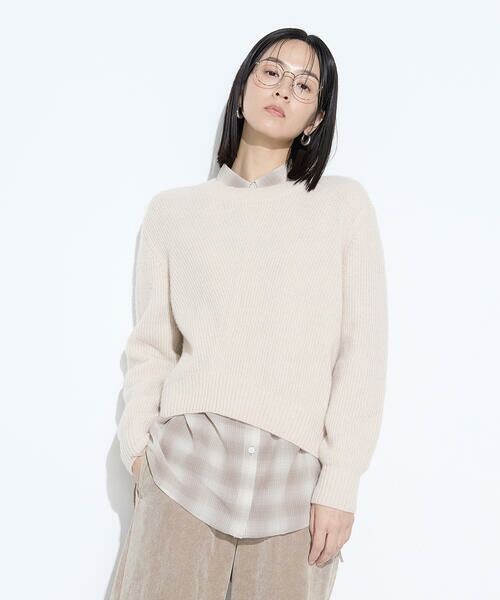 COMME CA PLATINUM / コムサ・プラチナ ニット・セーター | ウールタムヤーン マシュマロニット | 詳細20