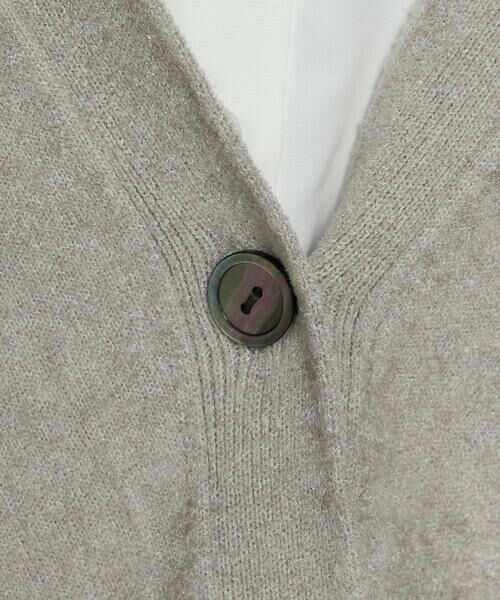 COMME CA PLATINUM / コムサ・プラチナ カーディガン・ボレロ | ストレッチモール マシュマロニットショートカーディガン | 詳細9
