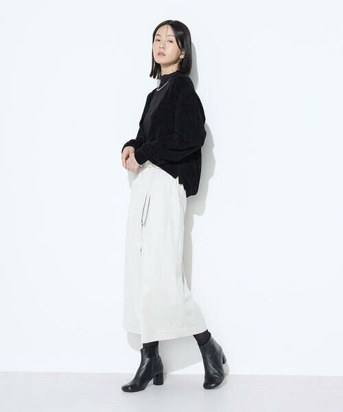 COMME CA PLATINUM / コムサ・プラチナ カーディガン・ボレロ | ストレッチモール マシュマロニットショートカーディガン | 詳細24