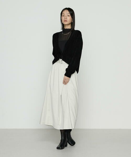 COMME CA PLATINUM / コムサ・プラチナ カーディガン・ボレロ | ストレッチモール マシュマロニットショートカーディガン | 詳細21