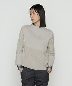 COMME CA PLATINUM / コムサ・プラチナ ニット・セーター | ストレッチモール マシュマロニットミラノリブセーター