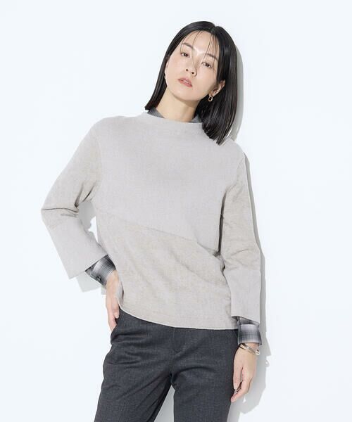 COMME CA PLATINUM / コムサ・プラチナ ニット・セーター | ストレッチモール マシュマロニットミラノリブセーター | 詳細8