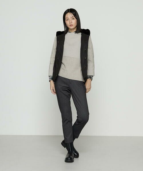 COMME CA PLATINUM / コムサ・プラチナ ニット・セーター | ストレッチモール マシュマロニットミラノリブセーター | 詳細2