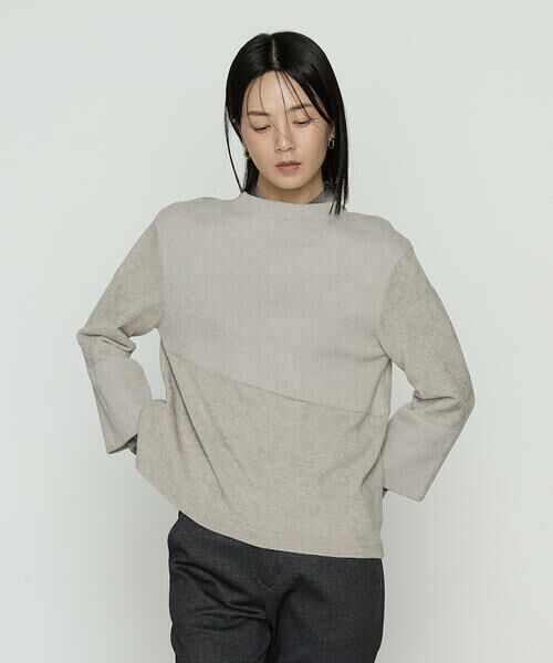 COMME CA PLATINUM / コムサ・プラチナ ニット・セーター | ストレッチモール マシュマロニットミラノリブセーター | 詳細3