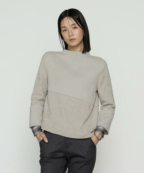 COMME CA PLATINUM / コムサ・プラチナ ニット・セーター | ストレッチモール マシュマロニットミラノリブセーター | 詳細4
