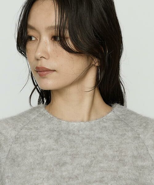 COMME CA PLATINUM / コムサ・プラチナ カットソー | アルパカ混 ラグランスリーブプルオーバー | 詳細9