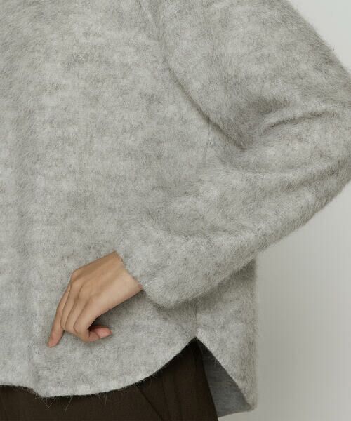 COMME CA PLATINUM / コムサ・プラチナ カットソー | アルパカ混 ラグランスリーブプルオーバー | 詳細10