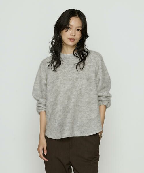 COMME CA PLATINUM / コムサ・プラチナ カットソー | アルパカ混 ラグランスリーブプルオーバー | 詳細3