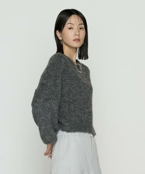 COMME CA PLATINUM / コムサ・プラチナ カットソー | アルパカ混 レイヤード風プルオーバー | 詳細16