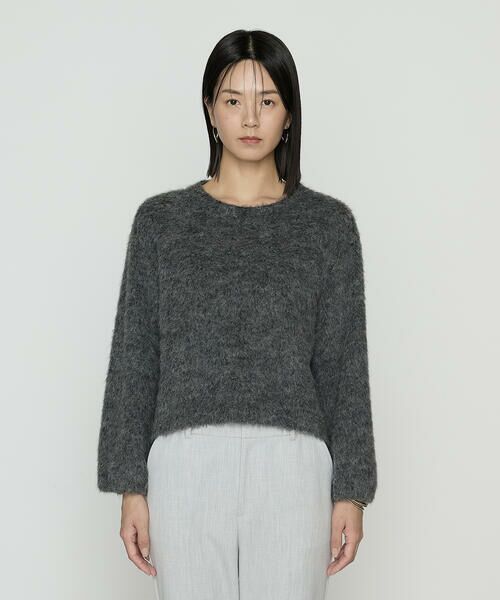 COMME CA PLATINUM / コムサ・プラチナ カットソー | アルパカ混 レイヤード風プルオーバー | 詳細17