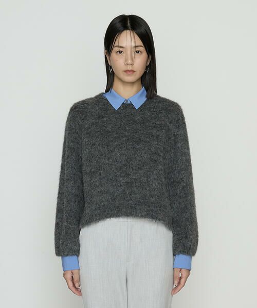 COMME CA PLATINUM / コムサ・プラチナ カットソー | アルパカ混 レイヤード風プルオーバー | 詳細18