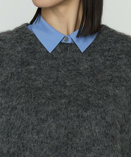 COMME CA PLATINUM / コムサ・プラチナ カットソー | アルパカ混 レイヤード風プルオーバー | 詳細21