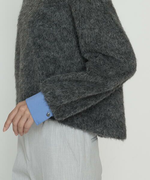 COMME CA PLATINUM / コムサ・プラチナ カットソー | アルパカ混 レイヤード風プルオーバー | 詳細23