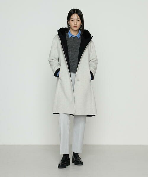 COMME CA PLATINUM / コムサ・プラチナ カットソー | アルパカ混 レイヤード風プルオーバー | 詳細10