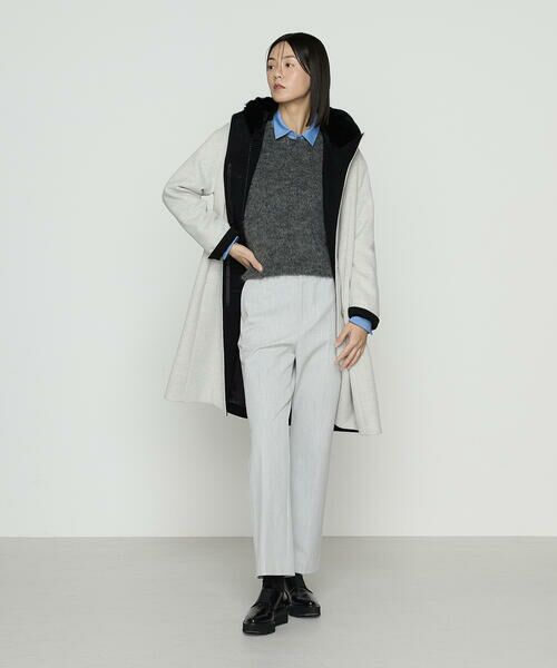 COMME CA PLATINUM / コムサ・プラチナ カットソー | アルパカ混 レイヤード風プルオーバー | 詳細12