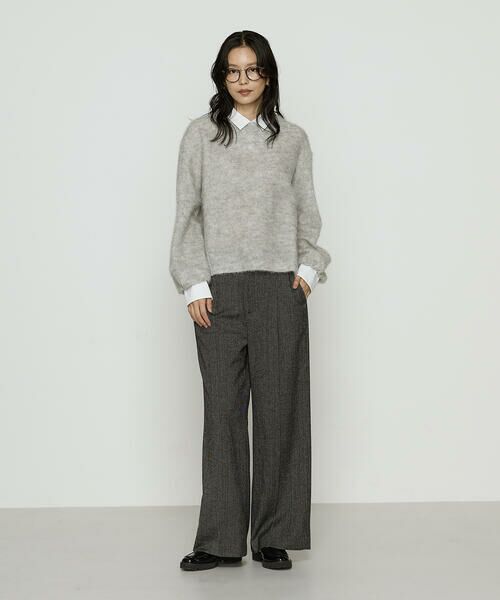 COMME CA PLATINUM / コムサ・プラチナ その他パンツ | ピンヘッドツイード ワイドパンツ | 詳細2