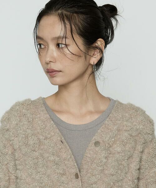 COMME CA PLATINUM / コムサ・プラチナ カーディガン・ボレロ | パイル編み  Vネックカーディガン | 詳細15