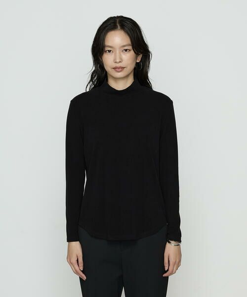 COMME CA PLATINUM / コムサ・プラチナ カットソー | ツイード柄リバージャージー アンサンブルプルオーバー | 詳細2