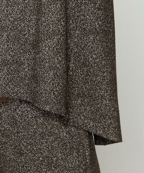 COMME CA PLATINUM / コムサ・プラチナ カットソー | ツイード柄リバージャージー アンサンブルプルオーバー | 詳細18