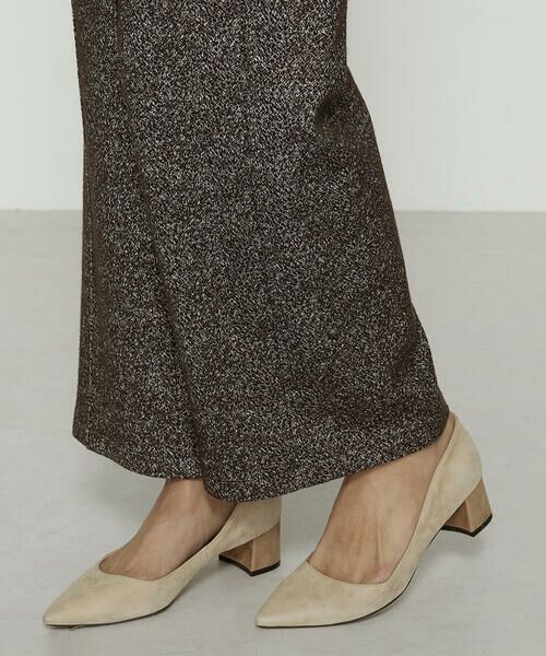 COMME CA PLATINUM / コムサ・プラチナ その他パンツ | ツイード柄リバージャージー パンツ | 詳細12