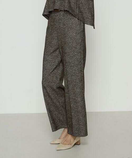 COMME CA PLATINUM / コムサ・プラチナ その他パンツ | ツイード柄リバージャージー パンツ | 詳細6