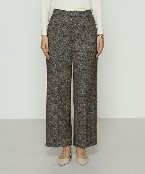 COMME CA PLATINUM / コムサ・プラチナ その他パンツ | ツイード柄リバージャージー パンツ | 詳細7